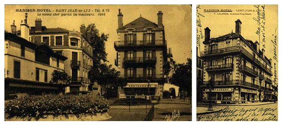 cartes-postales-MADISON-HOTEL-ST-JEAN-DE-LUZ-compo