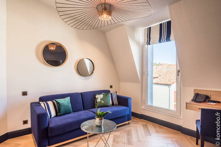Madison saint jean de luz Hôtel quatre étoiles Suite salon